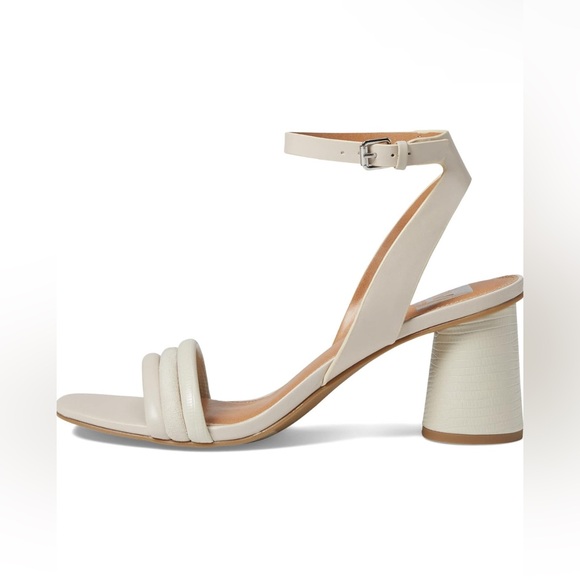 🖤❤️ DV Dolce Vita Women's Fleck Heeled Sandal Size 6.5 Ivory color - Picture 3 of 5